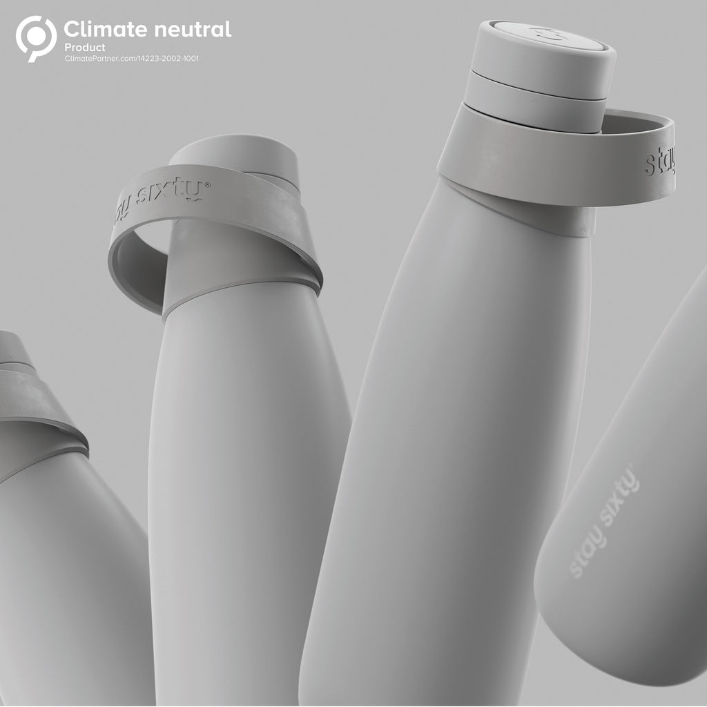 Stainless Steel Water Bottles - Best Reusable Water Bottles - Grey