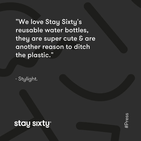 Stainless Steel Water Bottles | Metal Reusable Water Bottle | Stay Sixty®