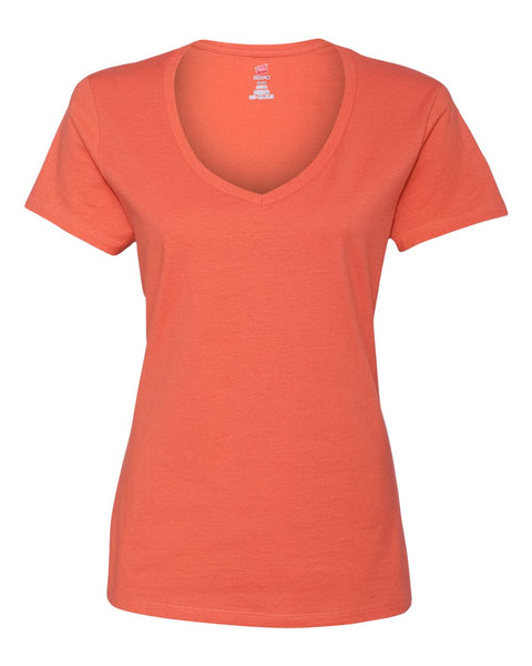 Nano-T Women's V-Neck T-Shirt (Vintage Orange) – True Grace Apparel