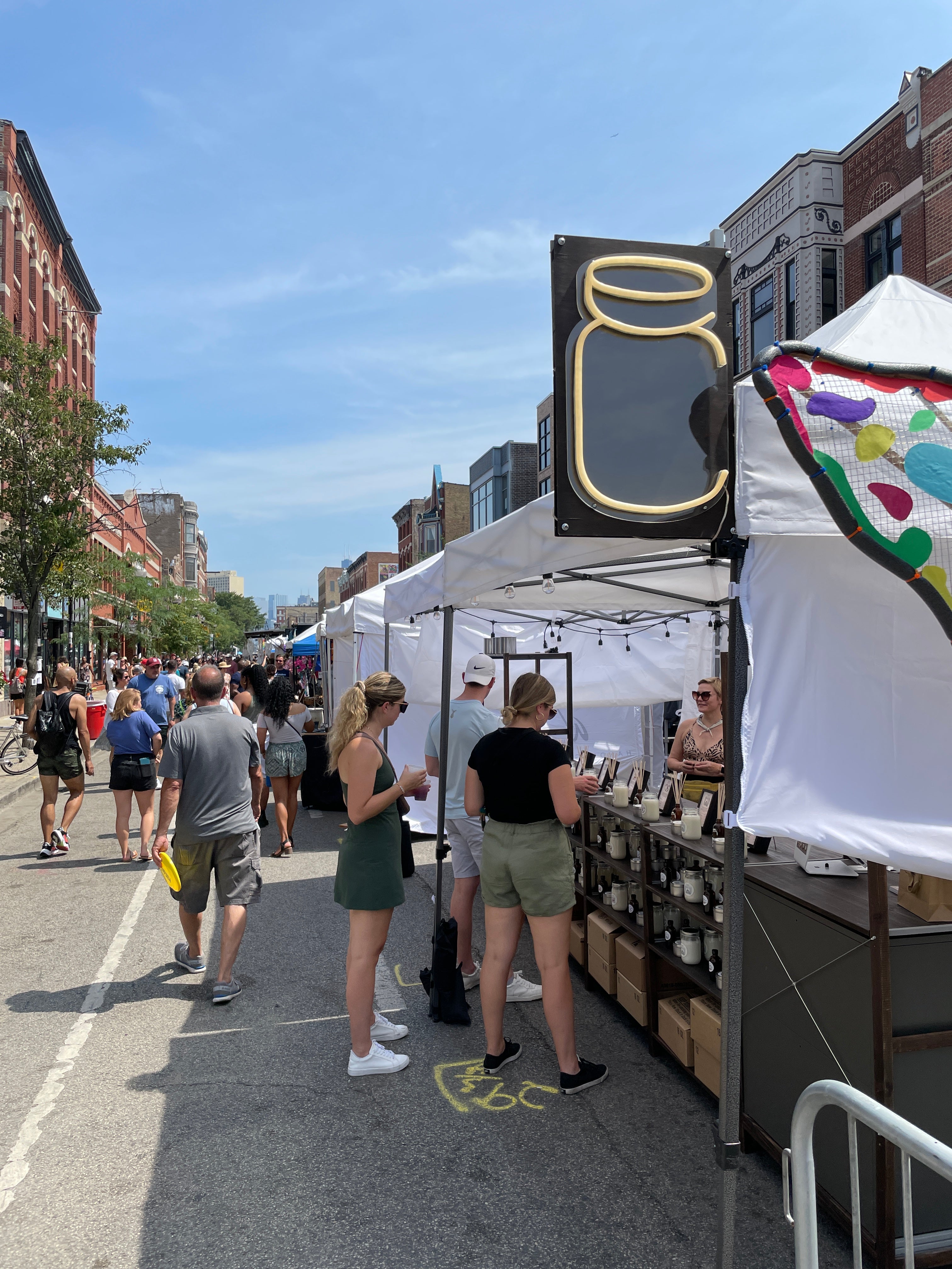 Wicker Park Fest edgewater candles