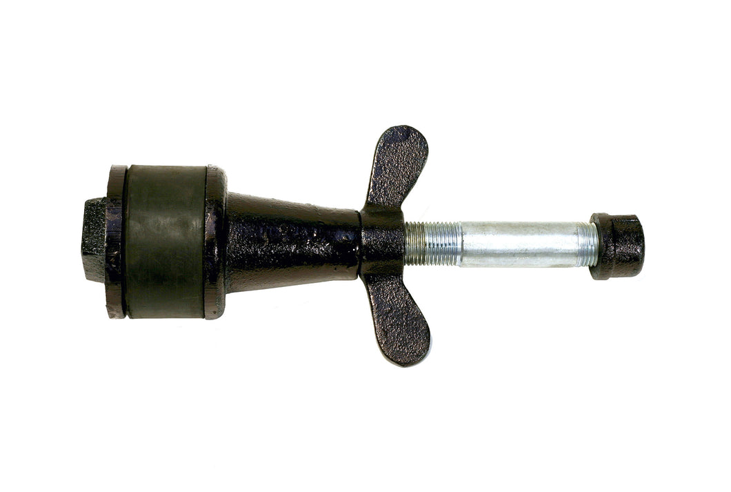 Large test plug with bypass