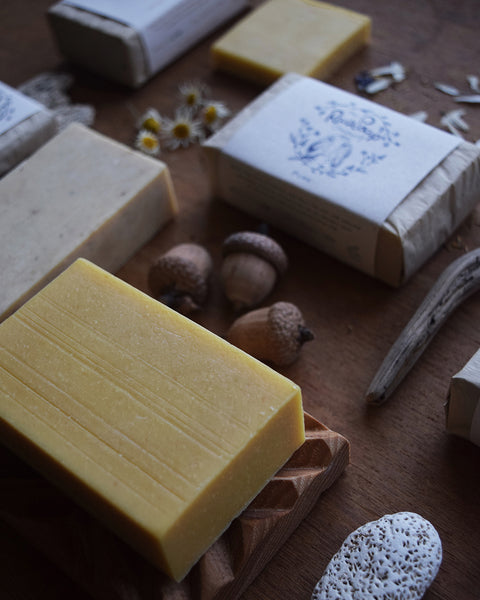 The Raw Soap Company soap collection at Lewes Map Store