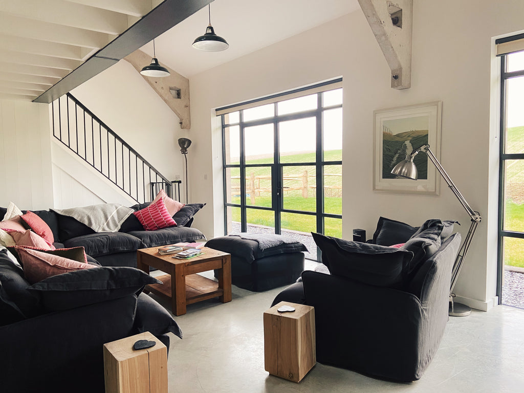 The Grain Store Lewes, a luxury holiday accommodation with amazing views across the South Downs.