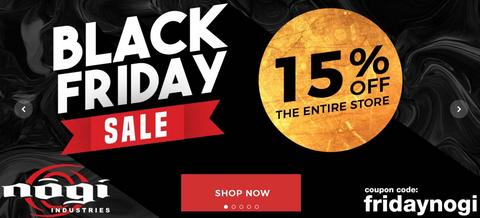 Black Friday Nogi Industries Sale 15%