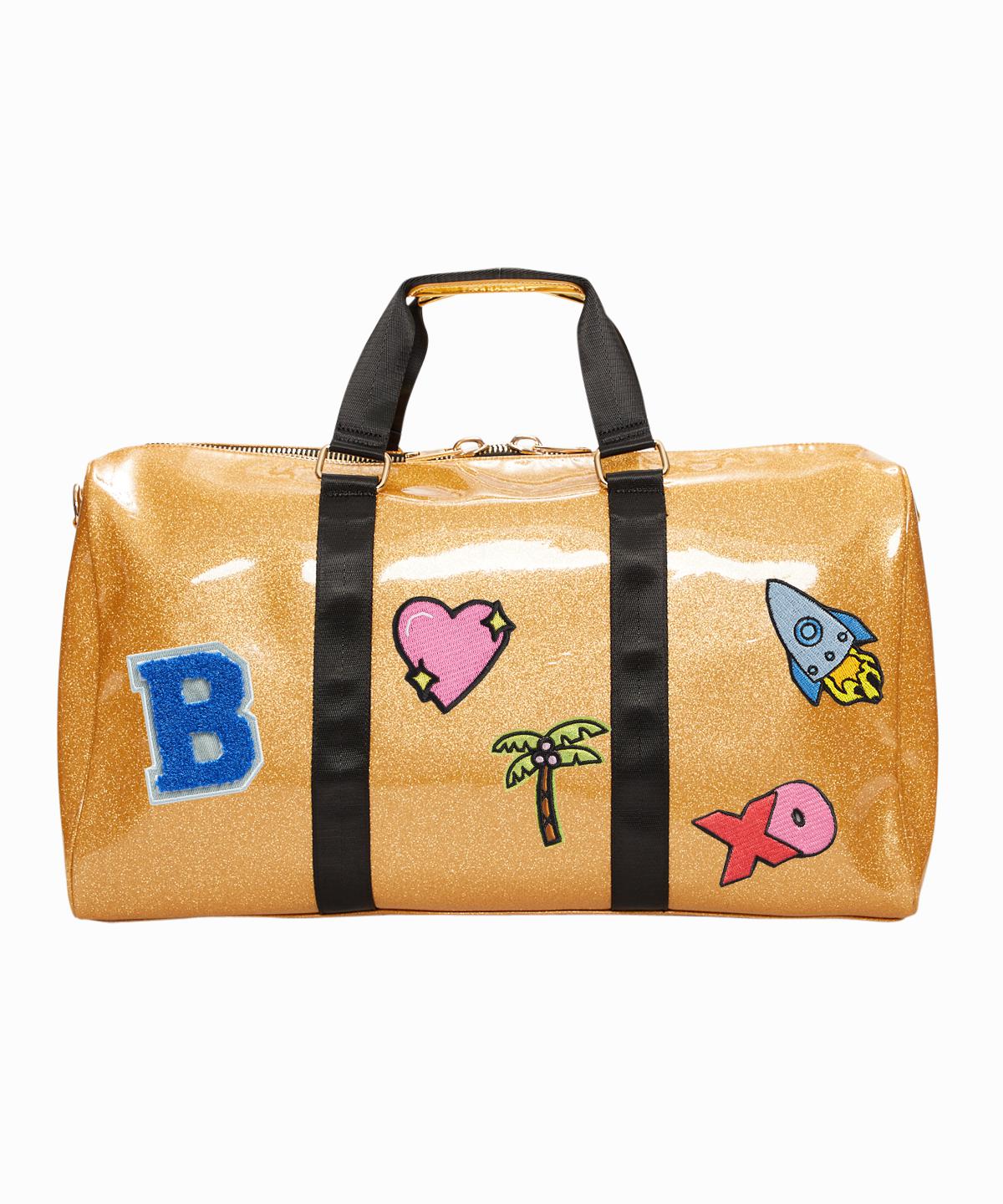 Exclusive Gold Glitter Duffle Bag