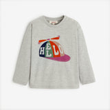 Baby boys' heather grey T-shirt