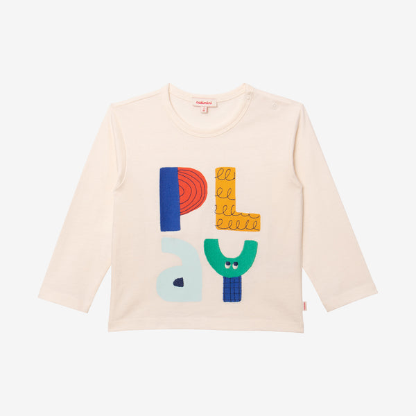 Baby boys' off white T-shirt