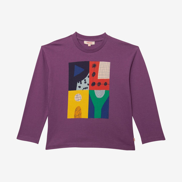 Boys' purple T-shirt