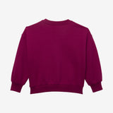 Girls' purple sweatshirt