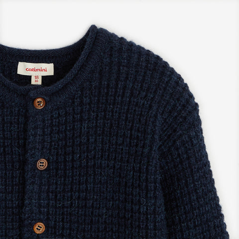 Newborn navy blue cardigan