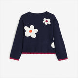 Baby girls' navy blue cardigan