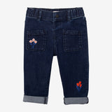 Baby girls' dark blue pants