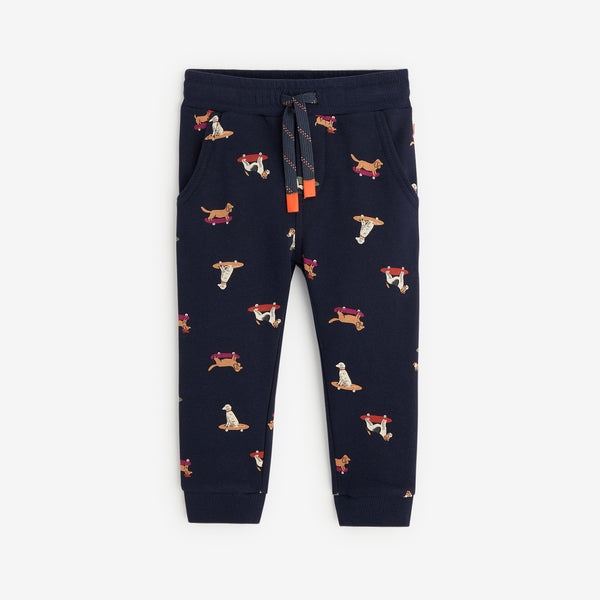 Baby boys' navy blue sweat pants