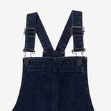 Girls' blue stone apron dress