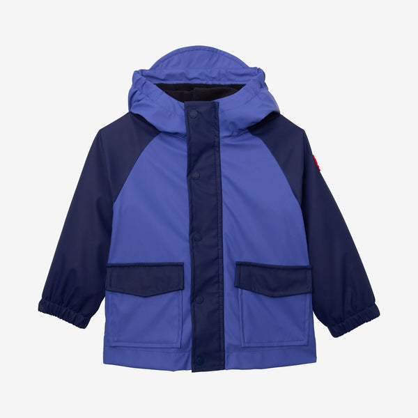 Baby boys' blue raincoat