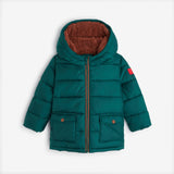 Baby boys' green parka