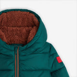 Baby boys' green parka