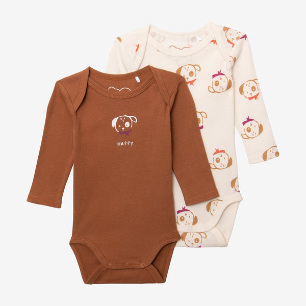 Newborn off white bodysuit set