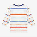 Baby boy striped long sleeve T-shirt