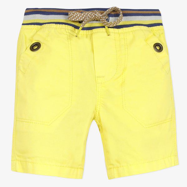 Baby boy yellow bermuda shorts