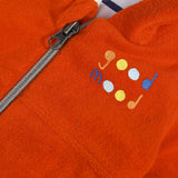 Newborn boy terry hooded jacket