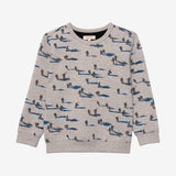 Boy grey marl sweatshirt