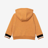 Baby boy caramel zip hoodie