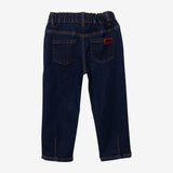 Baby girl denim paperbag pants