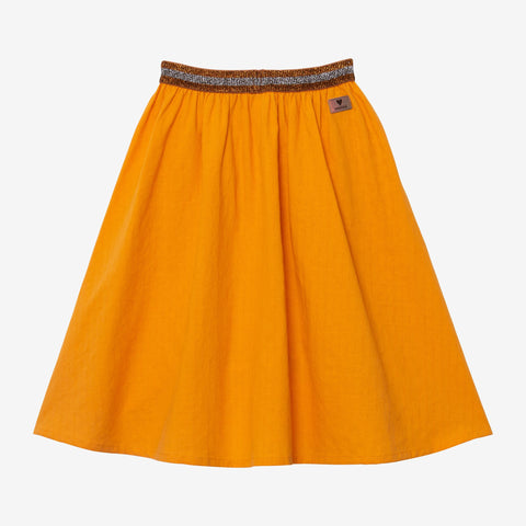 Girl saffron midi skirt