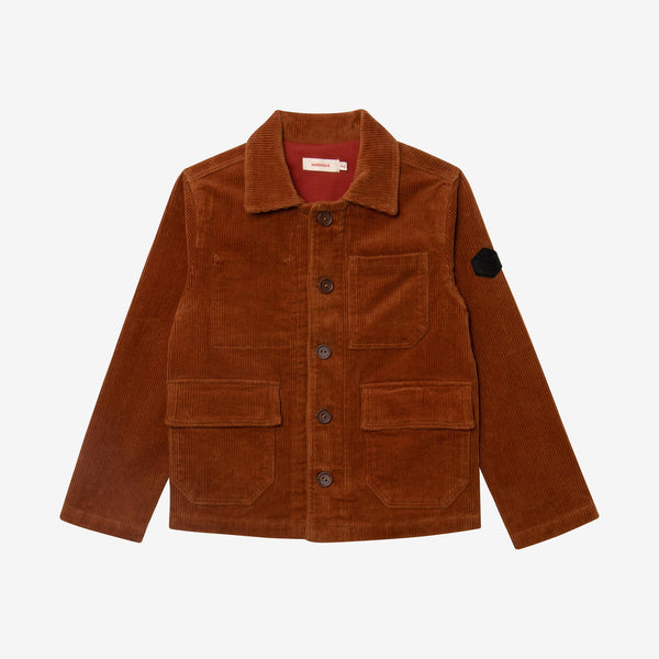 Boy corduroy caramel jacket