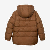 Boy brown puffer coat