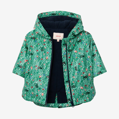 Baby girl green parka