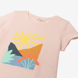 Girls' landscape T-shirt