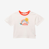 Baby girl embroidered rainbow T-shirt