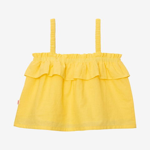 Girls' yellow tank top