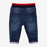 Baby boys' denim pull-on jeans