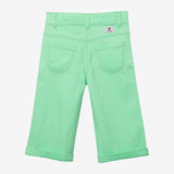 Girls' apple green jeans