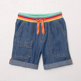 Baby Boy striped denim Bermudas