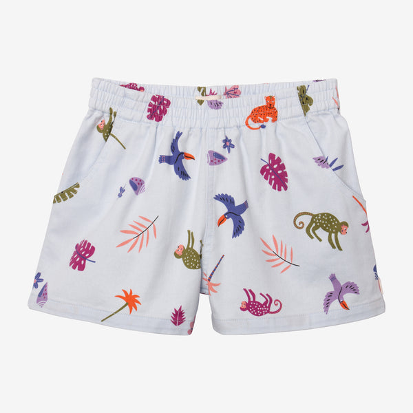 Baby girls' blue shorts