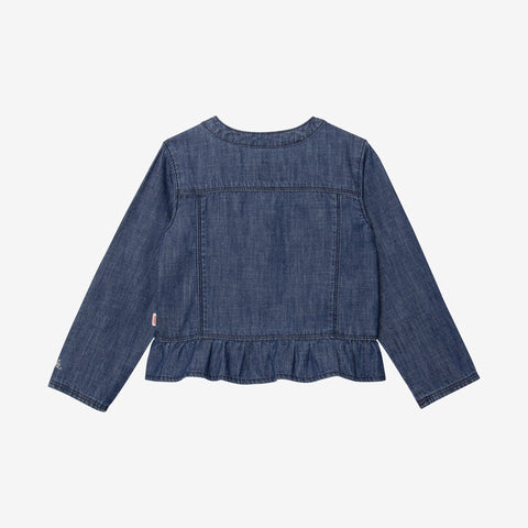 Baby Girl embroidered jean jacket