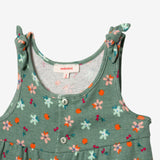 Girls' floral print pajama set