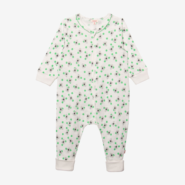 Newborn girls' beige pajama