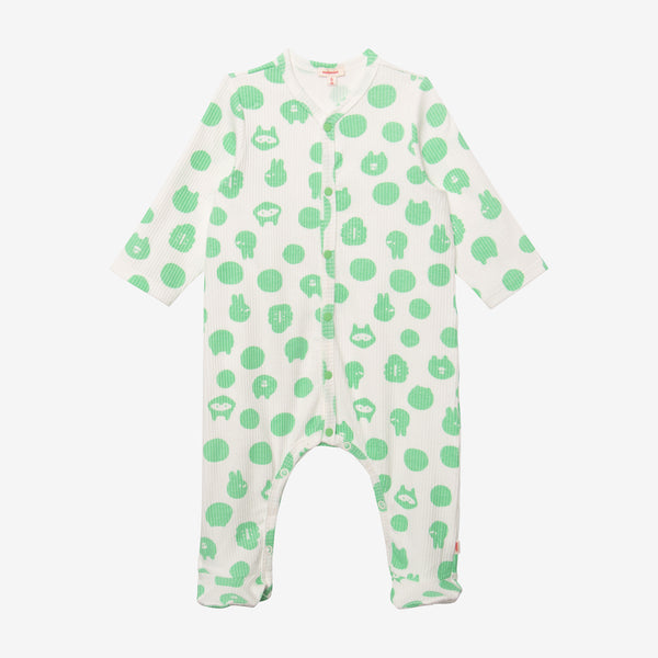 Newborn polka dot pajamas