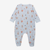 Newborn boys' blue pajama