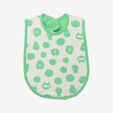 Newborn boys' reversible bib