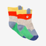 Newborn boys' grey socks