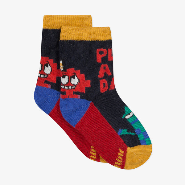 Baby boy jacquard socks