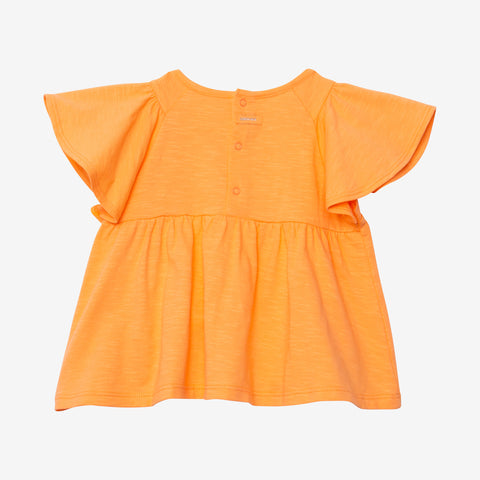 Baby girl apricot flare blouse