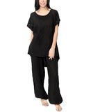 Linen Pants w/ Elastic Hem