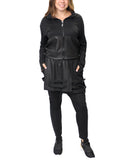 Faux Leather Pocket Jacket